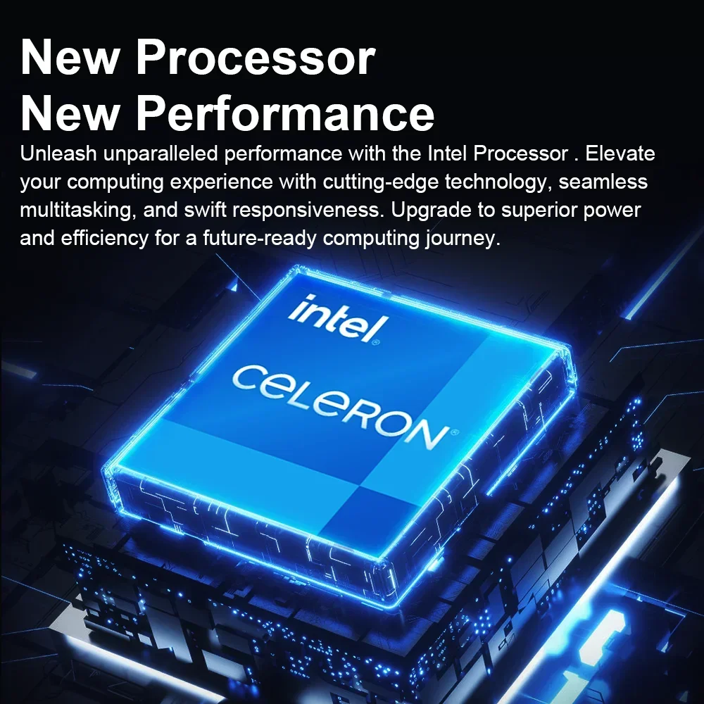 Intel Notebook PC Gamer Laptop ultra sottile da 15,6" Intel Celeron N4000 16 GB di RAM 1 TB 2 TB SSD Computer da studio per ufficio PC Windows 11 Pro