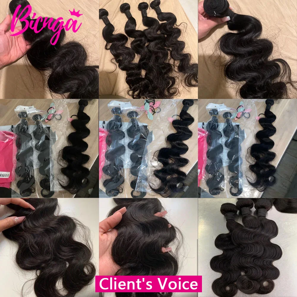 28 30 32 polegada onda do corpo pacotes de cabelo humano com fechamento 2x6 parte média fechamento do laço com pacotes de cabelo cru brasileiro para mulher