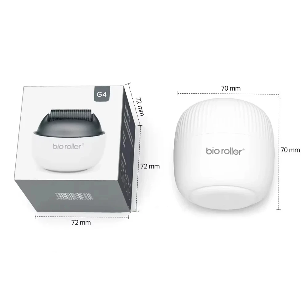 Bio roller G4 Microneedle Massage 1200 Titanium Naalden 0,25 mm Baardverzorging Derma Roller Gezichtsverzorging Microneedling Ballen