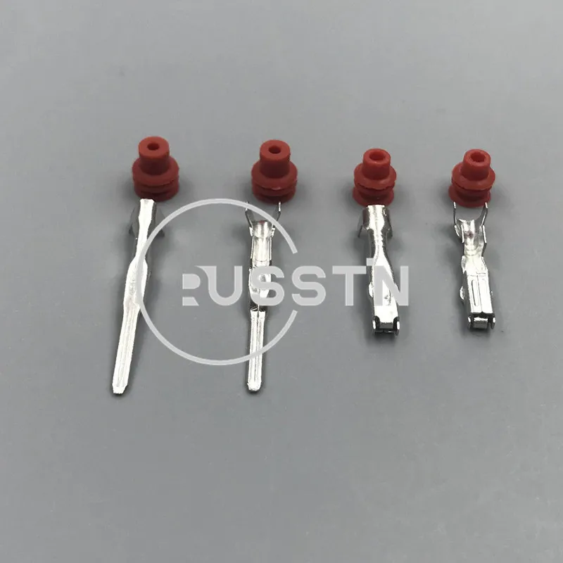 1 Set 2 Pin Steker Terminal Kabel Mobil Soket Harness Kawat Konektor Mobil Rakitan AC 184000-1 184151-1 184152-1 184154-1