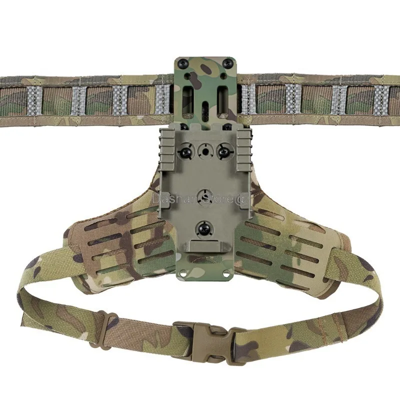 Тактическая кобура, комбинированный адаптер MHA QLS, боковой комплект, тактическая быстросъемная кобура Molle, удобное снаряжение для страйкбола