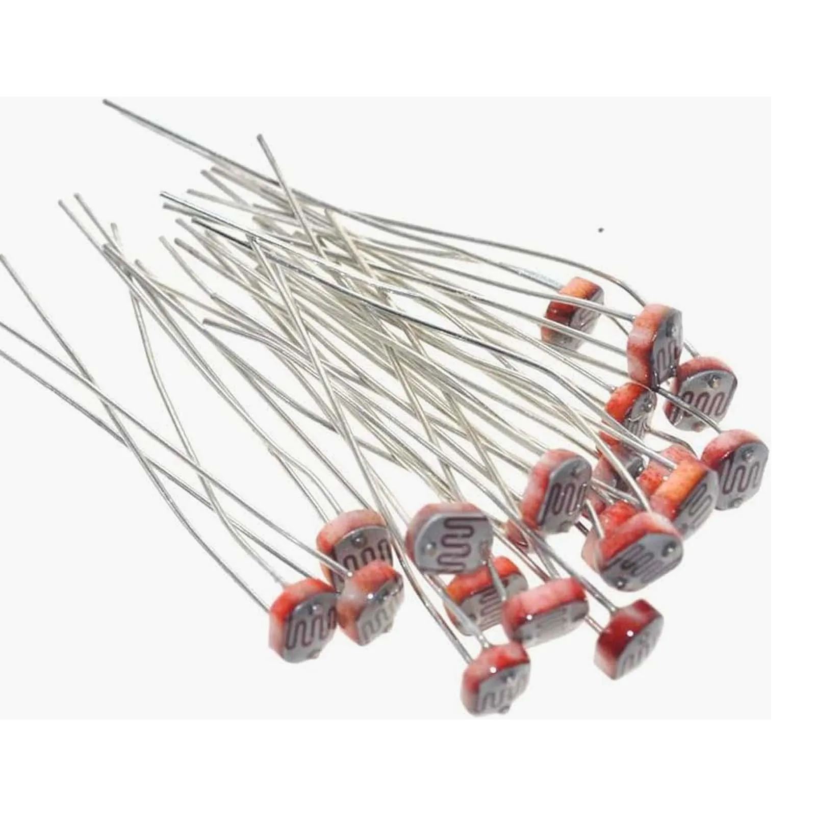 50 Stück 5 mm Fotowiderstand LDR Photo Light Sensitive Widerstände
