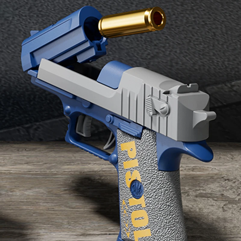 ของเล่นกลางแจ้งปืนพกเชลล์โยน Bullet ปืนกีฬายิงเกม Interactive ของเล่นเด็กผู้ใหญ่ของเล่น