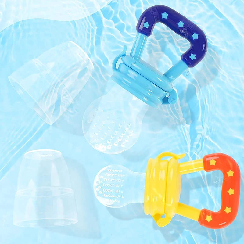 3-delige baby-fruit- en groentebijtring Voedingssupplement Bite Le Silicone Babyvoeding Servies