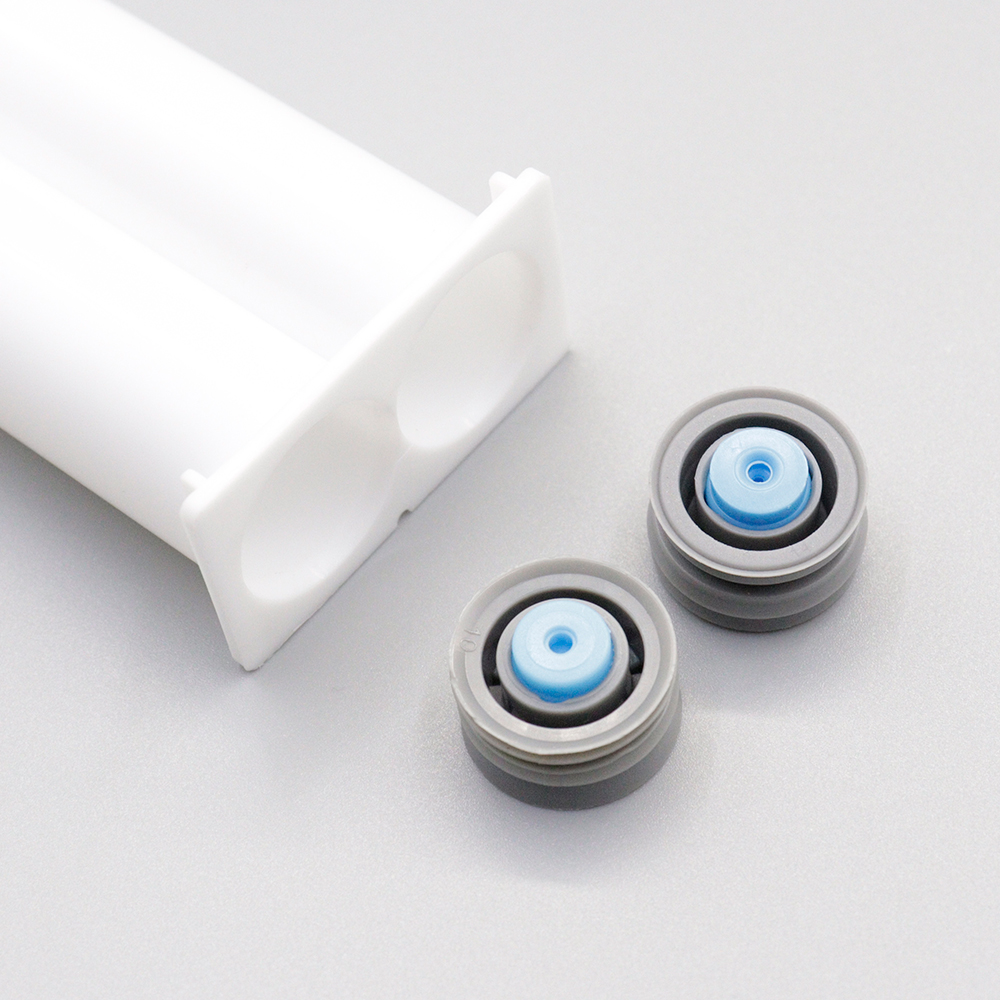5pcs Epoxy Resin Gun Dual Cartridges Plastic Resin Mixer Dual Cartridges Suitable for 1:1 2:1 10:1 50mlAB Glue Gun