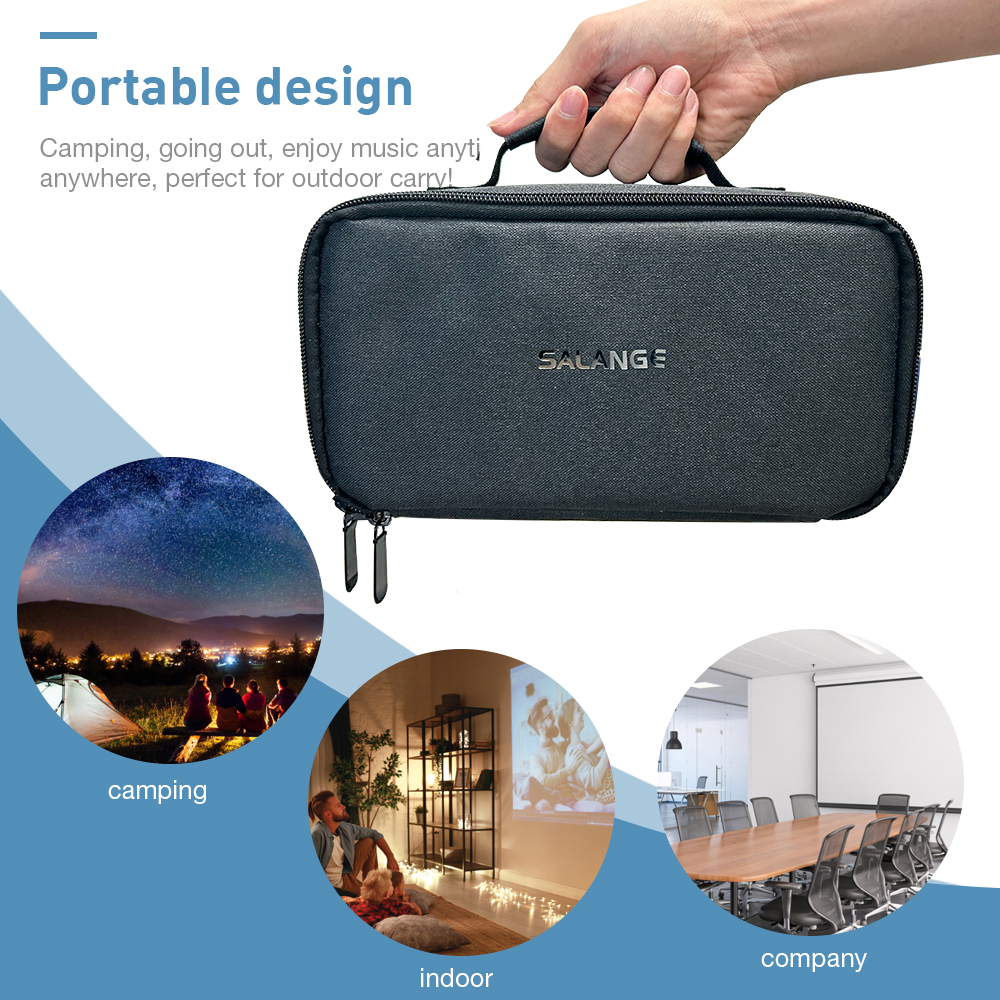 Salange HY320 HY300 プロジェクター収納バッグケーストラベルキャリープロジェクターバッグジッパープロテクターキャリングバッグ HY320 プロジェクター 2025