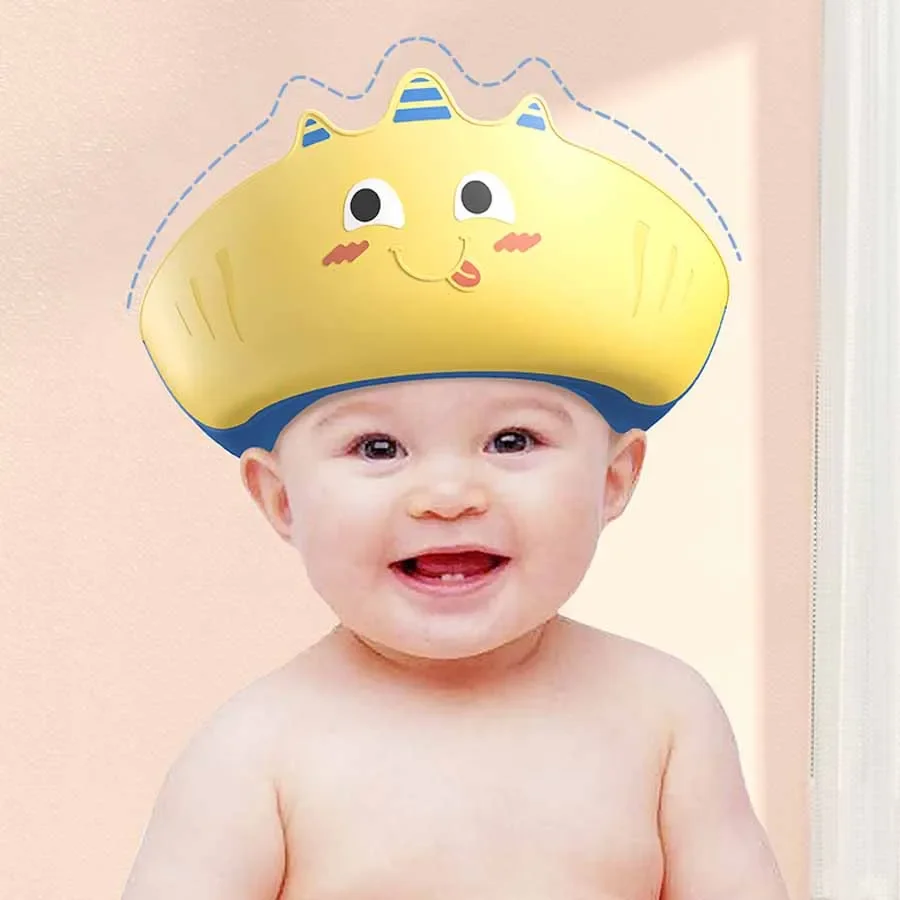 Kinderen Douche Shampoo Hoed Zacht Verstelbare Waterdichte Wassen Haar Hoed voor Kinderen Oor en Oog Veilige Bescherming Babyshampoo Cap