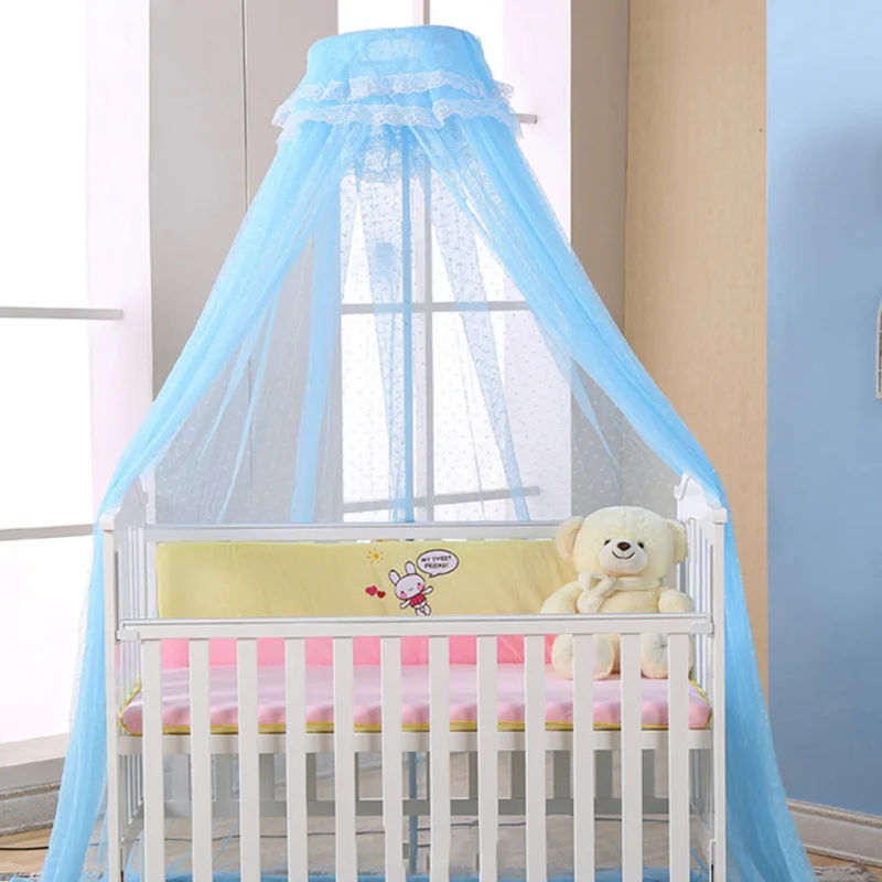 Filets de rideau de chambre de bébé moustiquaire pour berceau nouveau-né nourrissons lit auvent tente Portable Babi enfants literie chambre décor filet