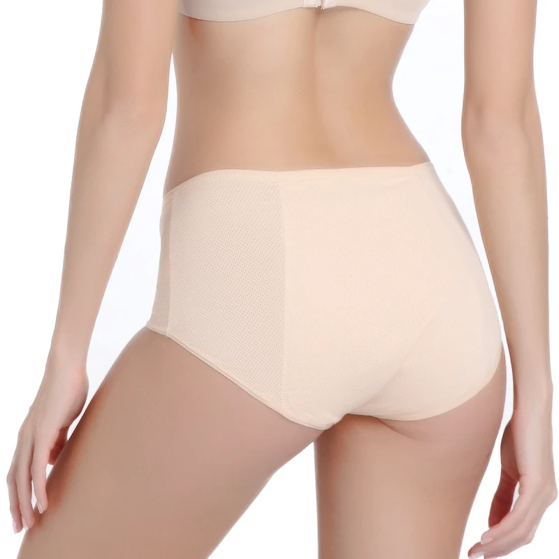 หลังคลอด PLUS ขนาดกางเกงคลาสสิก LeakProof ผู้หญิงประจําเดือน Breathable Fast ดูดซับเอวสูงหญิงชุดชั้นในระยะเวลา