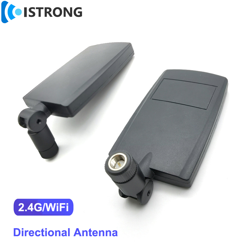 Antenna piatta direzionale WiFi 2.4G 13dBi Amplificatore a lungo raggio Ripetitore di segnale per telefono cellulare 2400-2500M SMA maschio per modem router