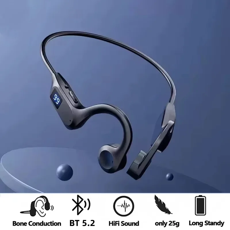 Xiaomi X7 auriculares inalámbricos de conducción ósea deporte natación auriculares compatibles con Bluetooth manos libres con micrófono para auriculares deportivos