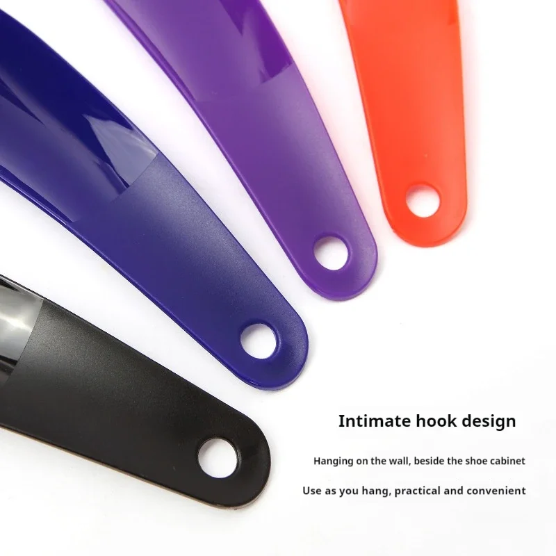NEW 16cm Single Piece Short Handle Plastic Shoe Horn Handle Shoehorn Advanced Solid Home Use Travel Portable Shoe Spatula Lifter
