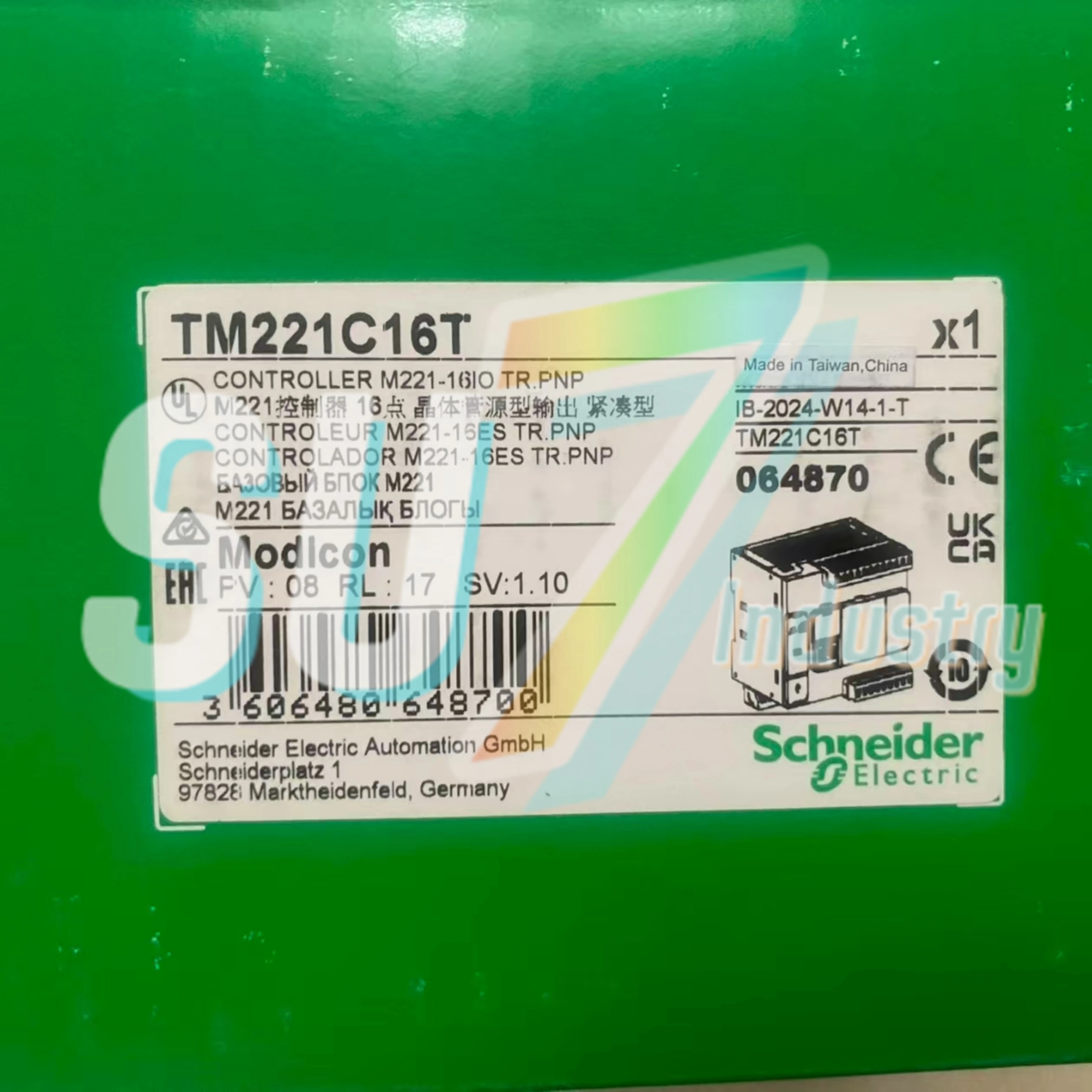 Controlador plc novo original tm221c16r tm221c16t tm221c16u tm221c24r tm221c24t tm221c24u tm221c40r