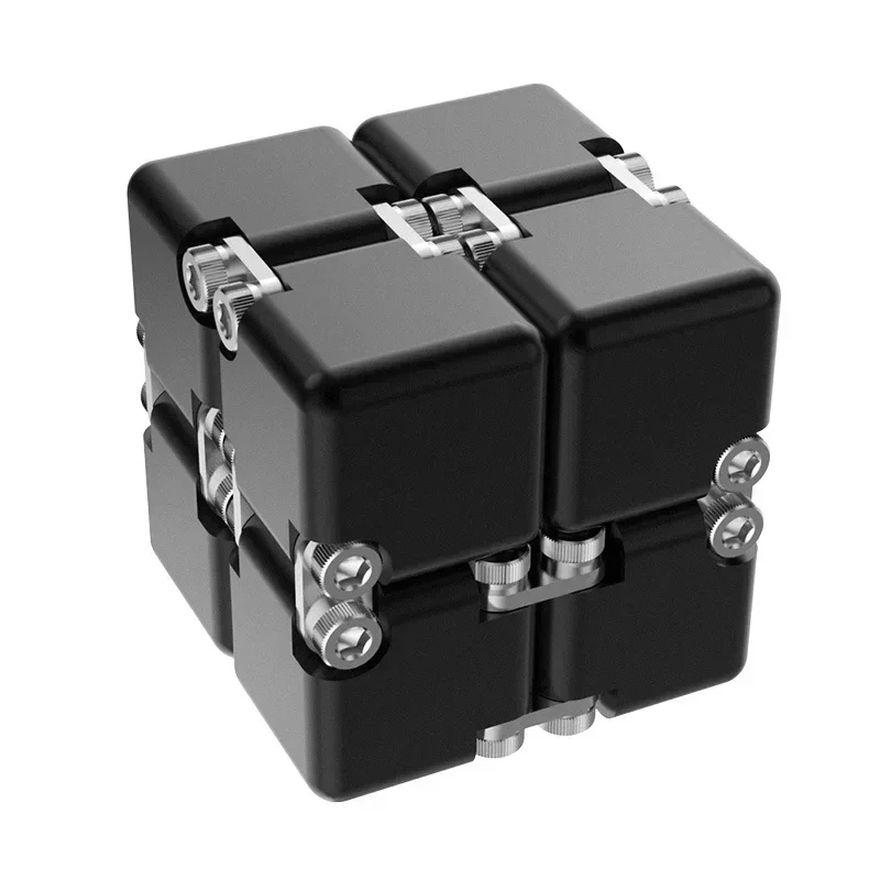 แฟชั่นโลหะ Infinite Magic Cube ใหม่ที่ไม่ซ้ํากันอัพเกรดถอดประกอบพัฒนาสติปัญญา Decompression ของเล่น