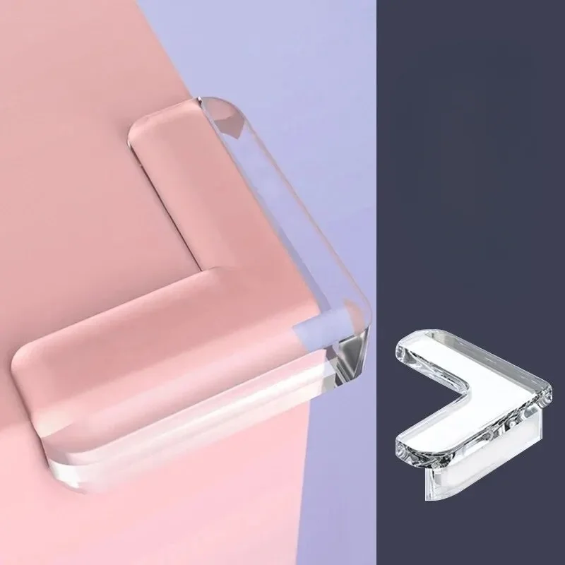 Protectores de esquina de muebles para mesa de centro anticolisión, revestimiento de esquina suave para niños, decoración para sala de estar, 4-10 Uds.