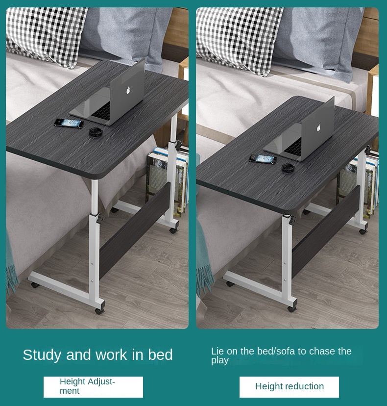 แบบพกพาLiftคอมพิวเตอร์พับโต๊ะศึกษาตารางความสูงปรับโต๊ะคอมพิวเตอร์เตียงตักถาดเตียงโต๊ะทํางานเฟอร์นิเจอร์