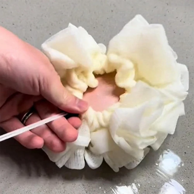 2-in-1 Bad Luffa schwamm, Peeling & sanftes Reinigungs bad Luffa, Dusche Luffa Schwamm, Doppel funktion Luffa
