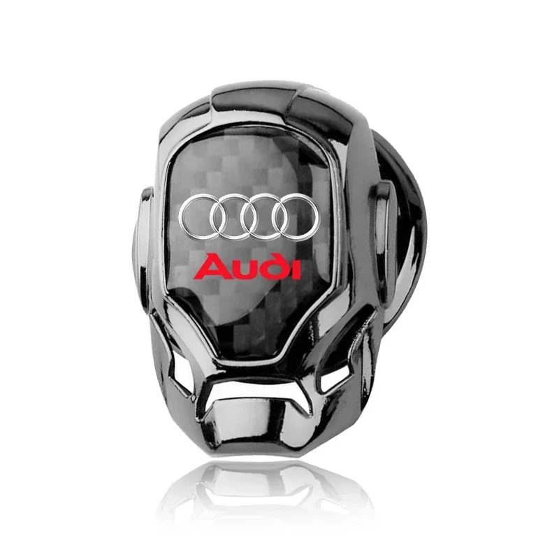 Cubierta protectora de arranque con un solo clic para coche, pegatina decorativa de botón Interior para Audi A8 A5 A6 C5 C6 C7 A7 A1 A3 A4 B5 B6 Q3 Q5 Q7 TT