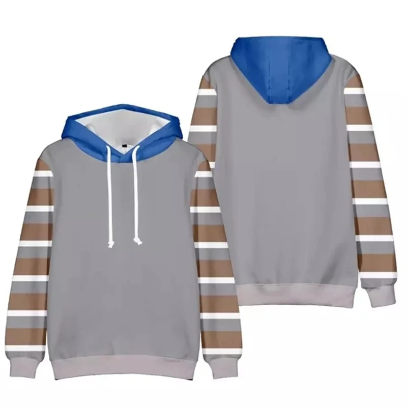 Creepypara homens pulôver com capuz 3D, jaqueta Tota Toby, fantasia cosplay, anime, casual, outono, plus size, Whol