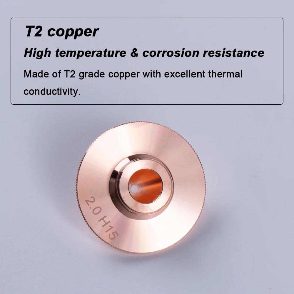 Axrayser Fiber Laser Nozzle D28 D32 H15 M11 M14 Caliber 0.8-6.0 Cutting Nozzle for Raytools Precitec WSX Laser Cutting Machine