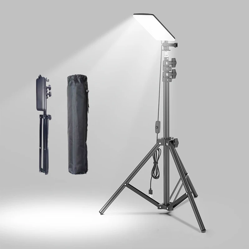 Luz Led de trabajo portátil para exteriores, trípode USB, lámpara de Camping, foco SMD, lámparas de Pilar telescópico, luz plegable para pícnic al aire libre