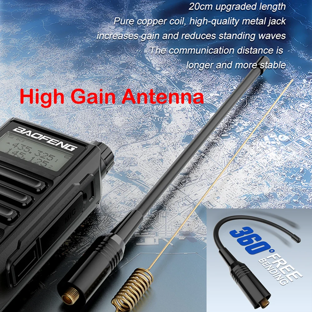 2PACK BaoFeng UV-16 PRO Mate V2 Professional Walkie Talkie UV16 50KM Long Range Two Way Radios Upgrade UV5R MAX V2 UV9R UV10R