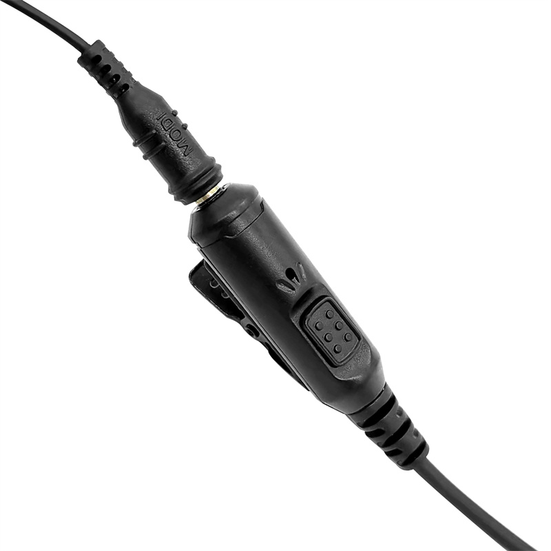 耳ウォーキートーキーアクセサリー,取り外し可能ケーブル,2ピン,PTT Mic,Kenwood Baofeng用の取り外し可能ケーブル,2ウェイラジオ,切断可能