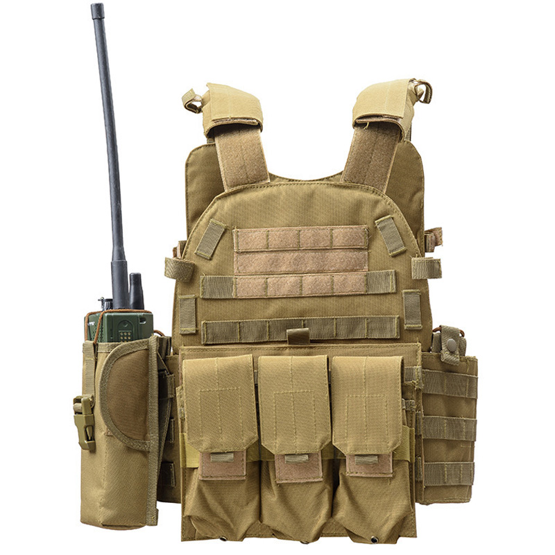 Nylontasche Molle Gear Taktische Weste Körperpanzer Jagdplattenträger Airsoft Zubehör 6094 Combat War CS Spiel Sicherheitsweste