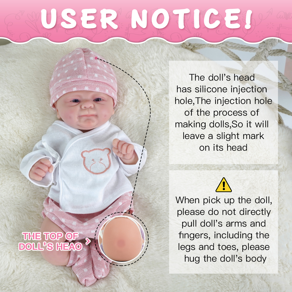 14Inch Full Cơ Thể Dẻo Silicone Bebe Tái Sinh Bé Trai “Isaac” Búp Bê Gái "Coco" Mềm Mại Búp Bê Sống Động Như Thật Cho Bé tự Làm Trống Đồ Chơi