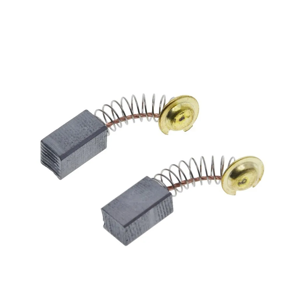 10 Uds Mini taladro repuesto de lijadora eléctrica cepillos de carbono repuestos para motores eléctricos herramienta rotativa TZT 6,5x7,5x13,5mm