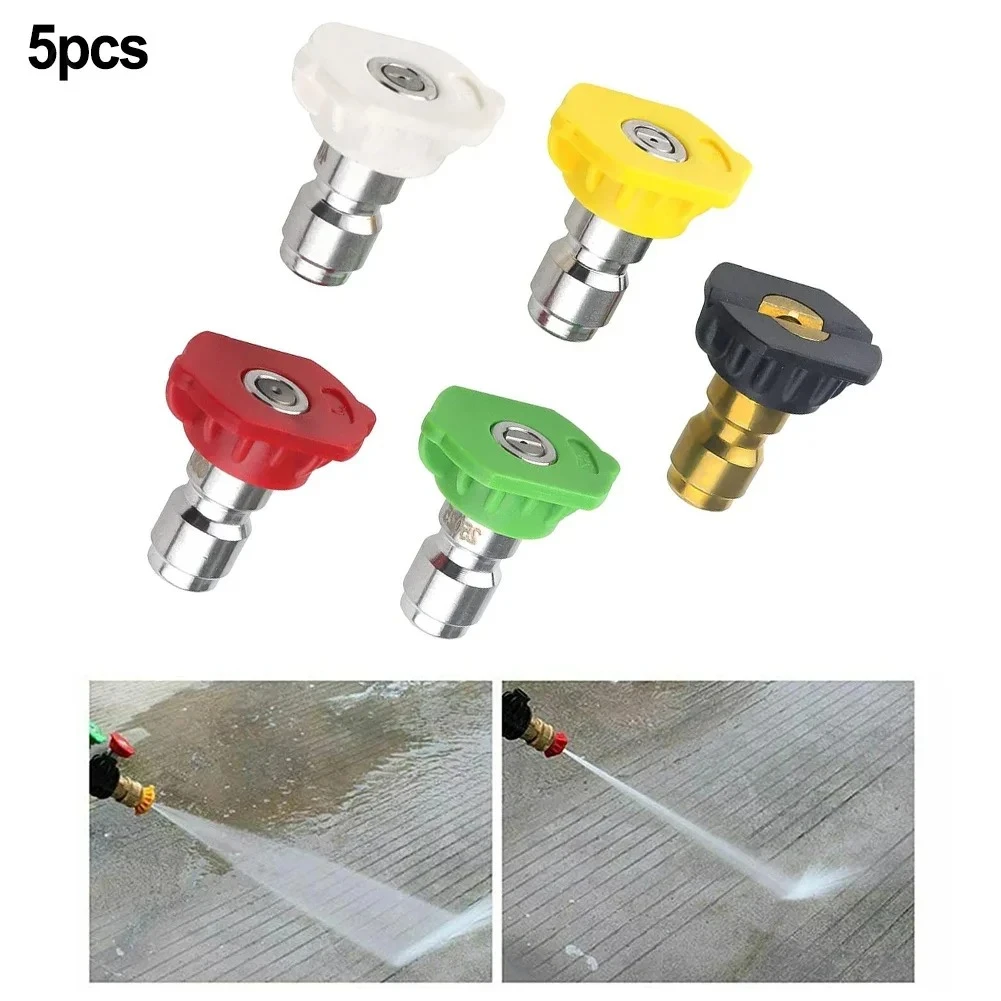 Buse de pulverisation haute pression สําหรับ lavage jardin, 1/4 pouces, เชื่อมต่อ, 0 15 25 40 degrees, d'arrosage, 5ces