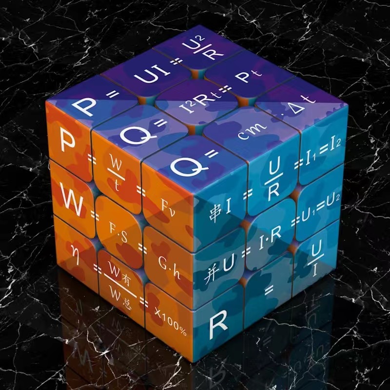 New Magic Cube Periodic Table of Chemical Elements Physics and Math Formulas Intellectual Puzzle Toys and Games