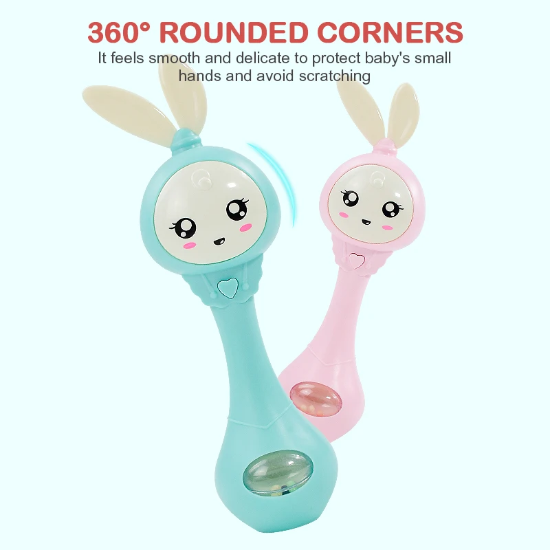 เพลงเด็กTeether Rattleของเล่นเด็ก 0-12 การศึกษาโทรศัพท์มือถือCotเด็กBed Bellทารกแรกเกิดรถเข็นเด็กCribทารกPacifier Weep Tear