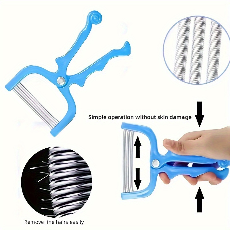 Depiladora facial de piel suave: depiladora elástica de labios y cejas, depilación facial portátil Depilación suave para una piel suave