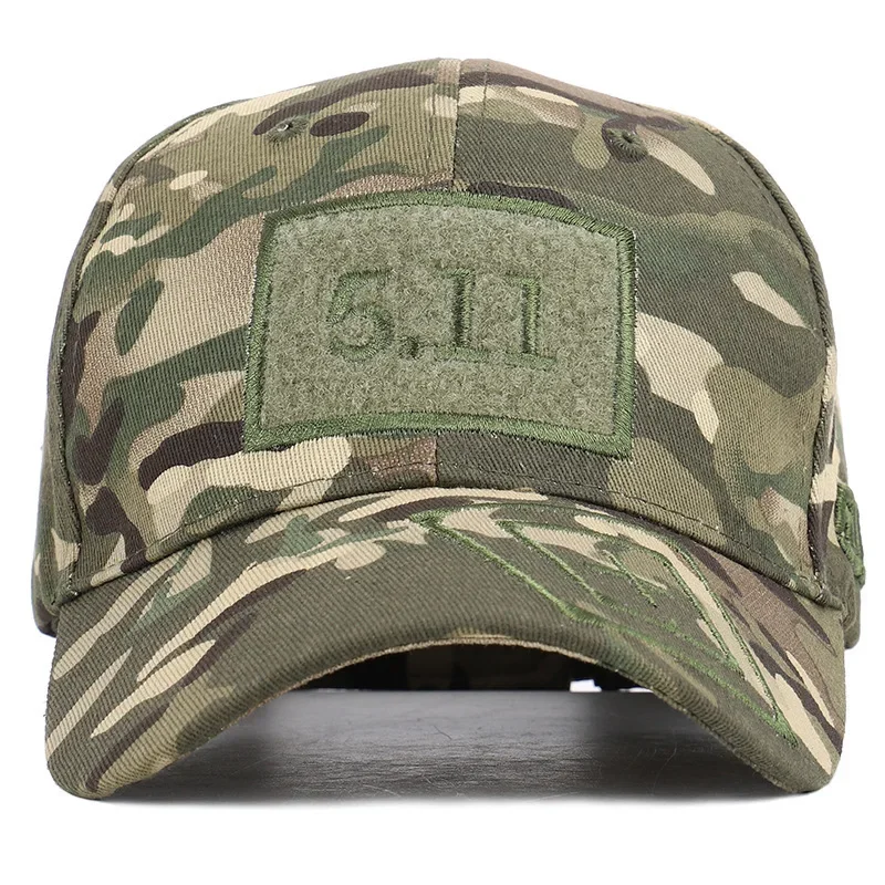 Gorras de béisbol tácticas para hombres camuflaje algodón Snapback verde juego de la selva sombrero pesca deportes Camping gorra