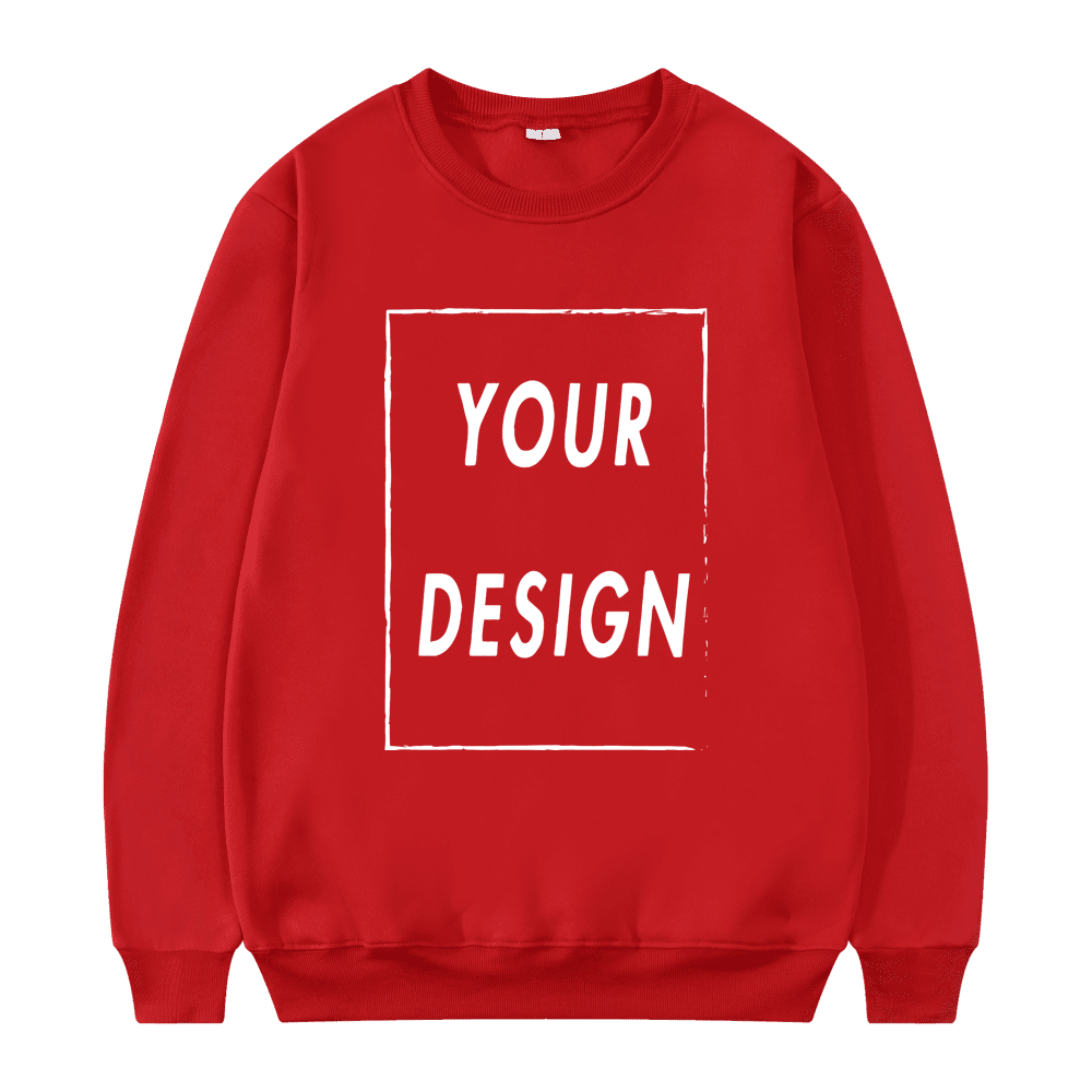 Sweat-shirt unisexe sans chapeau, personnalisé avec votre Logo, col rond, à la mode, décontracté, pour hommes et femmes, nouvelle collection 2025