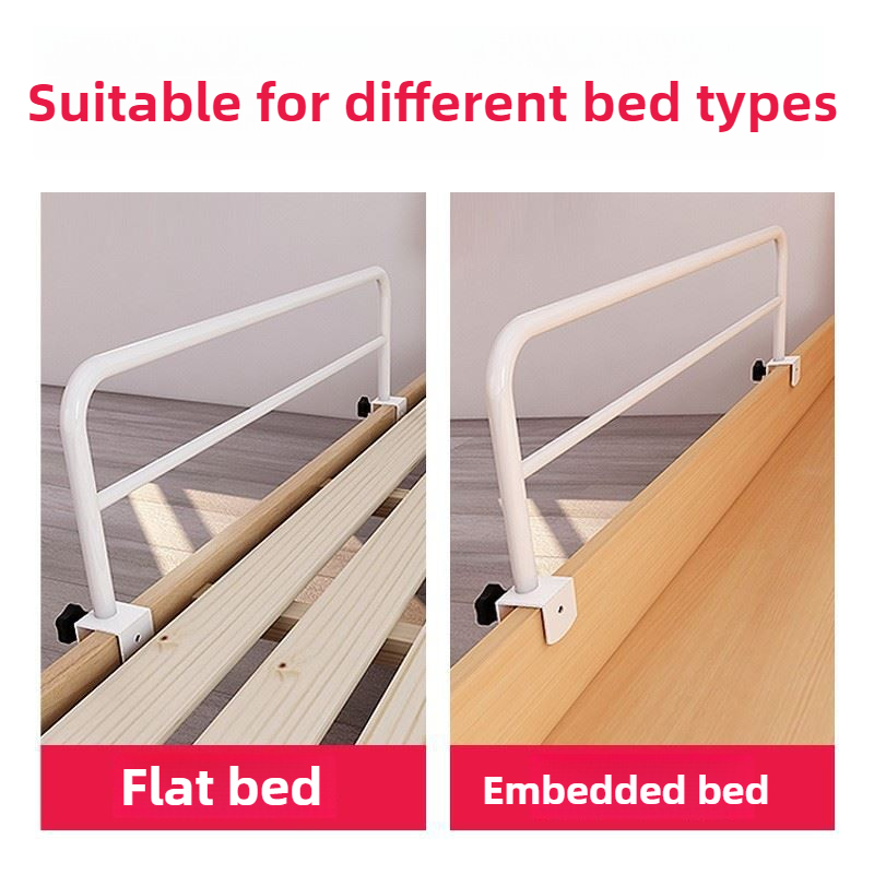 Tool-Free Bed Handrail Fall Prevention & Lift Assist Bar for Elderly Disabled Bedridden Safety Certified Bed Rail Balustrades
