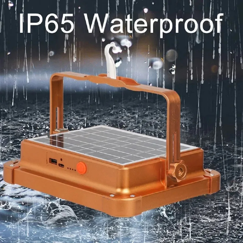 15H 2000mAh Draagbare zonne-lantaarn LED-tentlicht Oplaadbare lantaarn Noodavondmarktlicht Outdoor Camping Gloeilamp