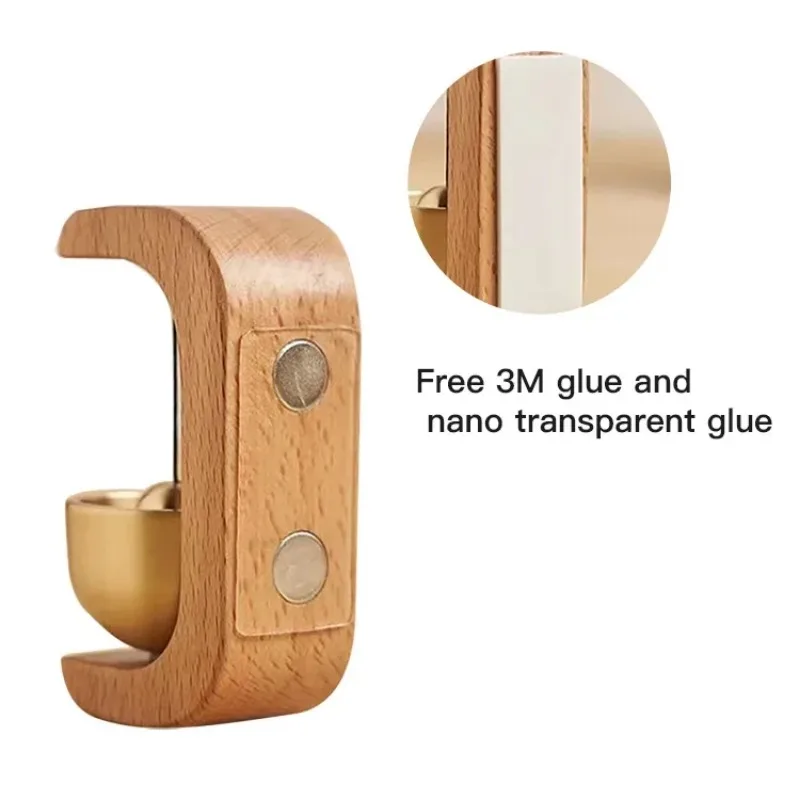 Easy Installation Doorbell For Porch Brass Finished Delicate Pattern Vintage Wireless Doorbell Light