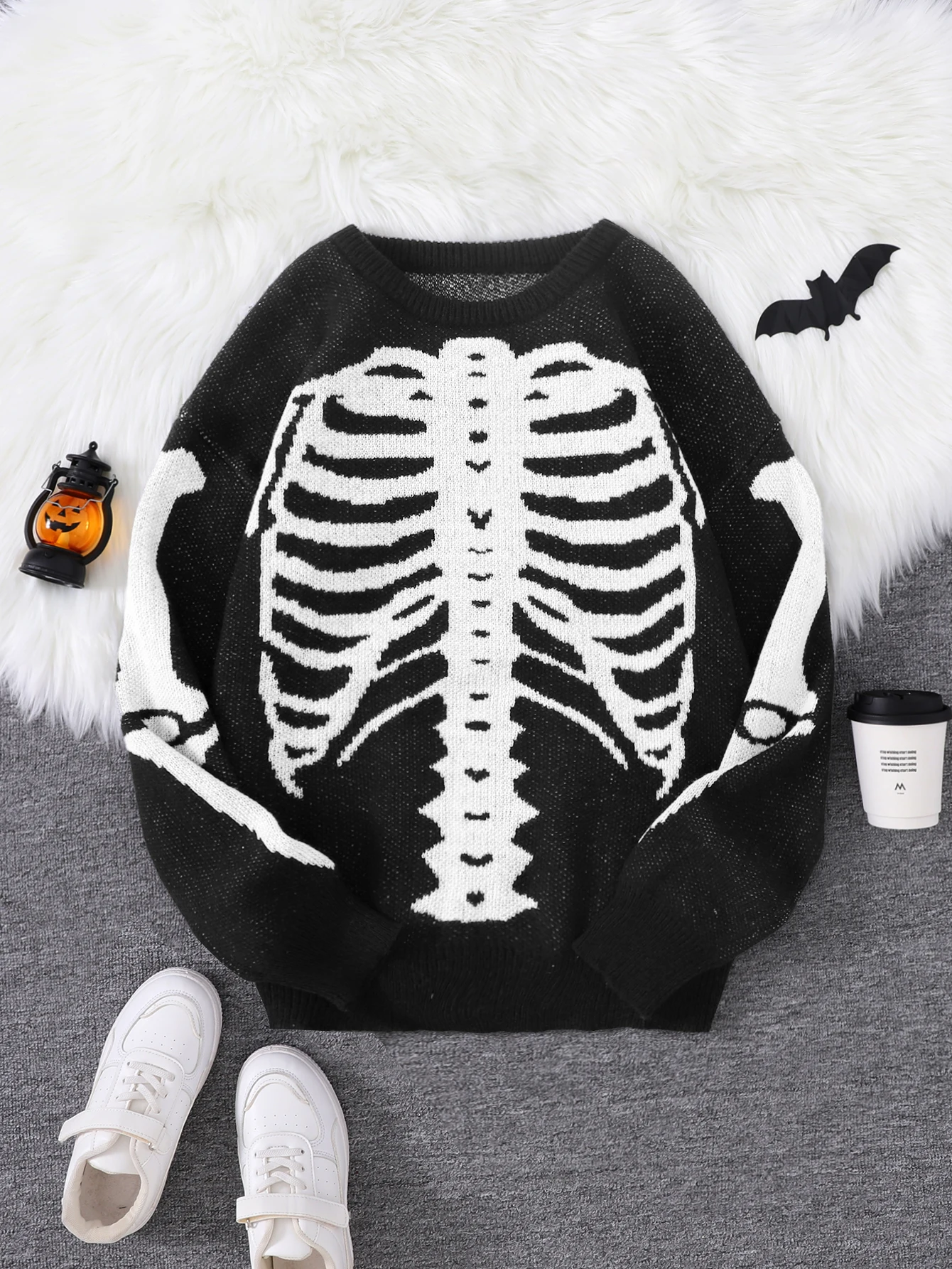 Neue beliebte Herbst und Winter Backbone Jacquard Muster Pullover Pullover Casual Rundhals Gestrickte männer Pullover