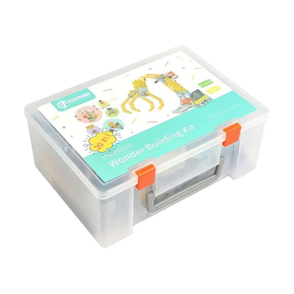 ELECFREAKS Micro:bit 32 EM 1 Wonder Building Kit Placa de Expansão Wukong para Blocos de Construção de Quebra-cabeça Microbit Kids Fun Coding STEM
