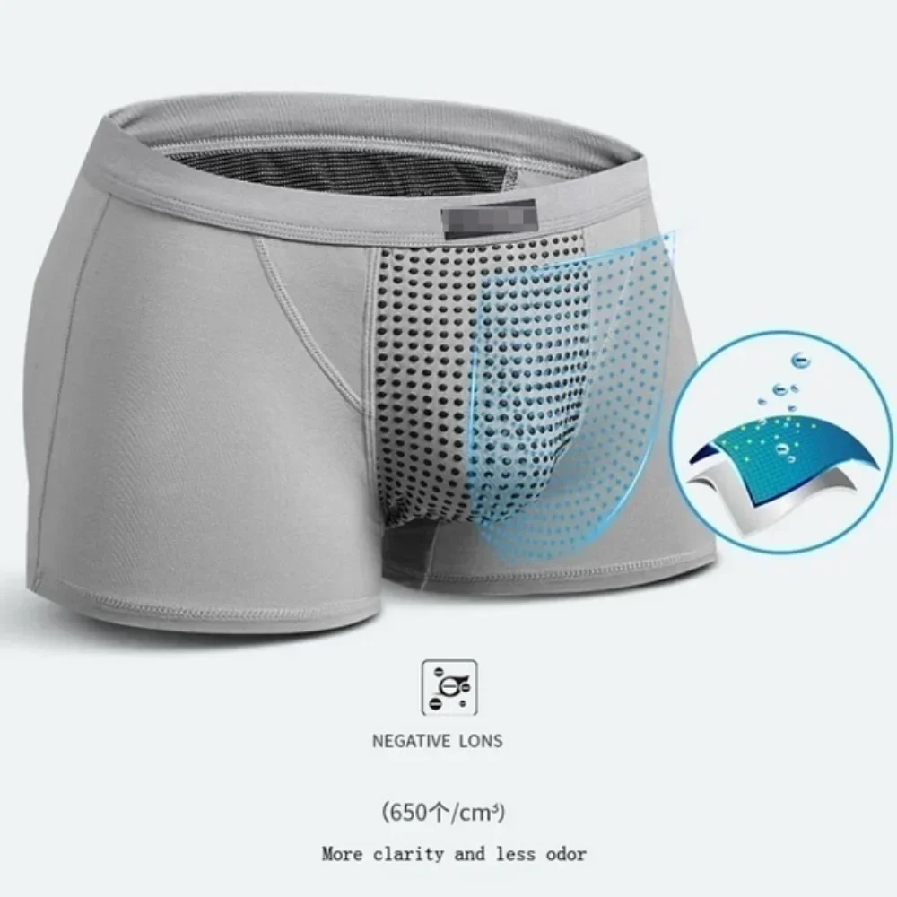 【HOT】1PCS New Upgraded Version of Men's Magnetic Therapy Health Panties 63 Magnet Reinforced Boxer Briefs Underwear(L-5XL)