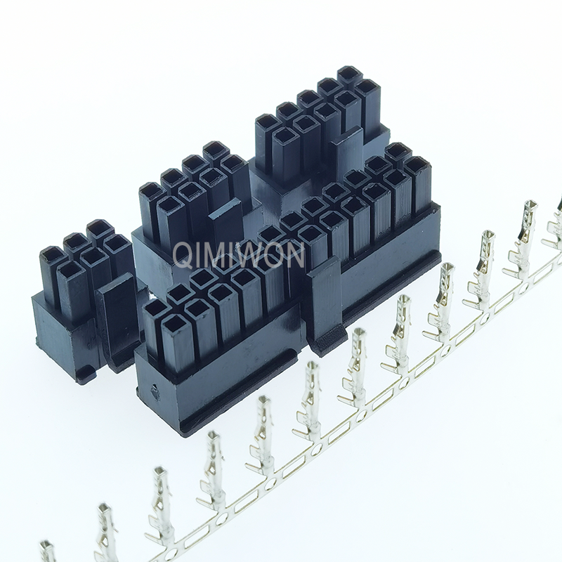 10sets Molex MX3.0 3,0mm 3mm Automotive Kabelbaum Stecker Männlich 2 - 24 Pin Für PC/Computer Grafikkarte PCI-E Power