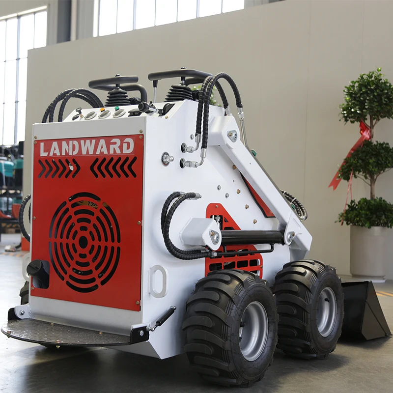 Chinese Mini Loader Manufacturer CE EPA Mini Skid Steer Loader 4WD Multifunctional Mini Wheel Loader Factory Customization Sale