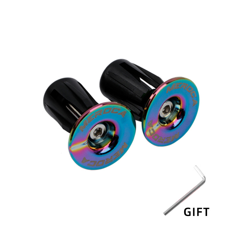 1 Para Końcówek Kierownicy Roweru Górskiego Szosowego Ze Stopu Aluminium, Zaślepki Kierownicy BMX MTB, Nakładki na Gripy Rowerowe, Akcesoria Rowerowe