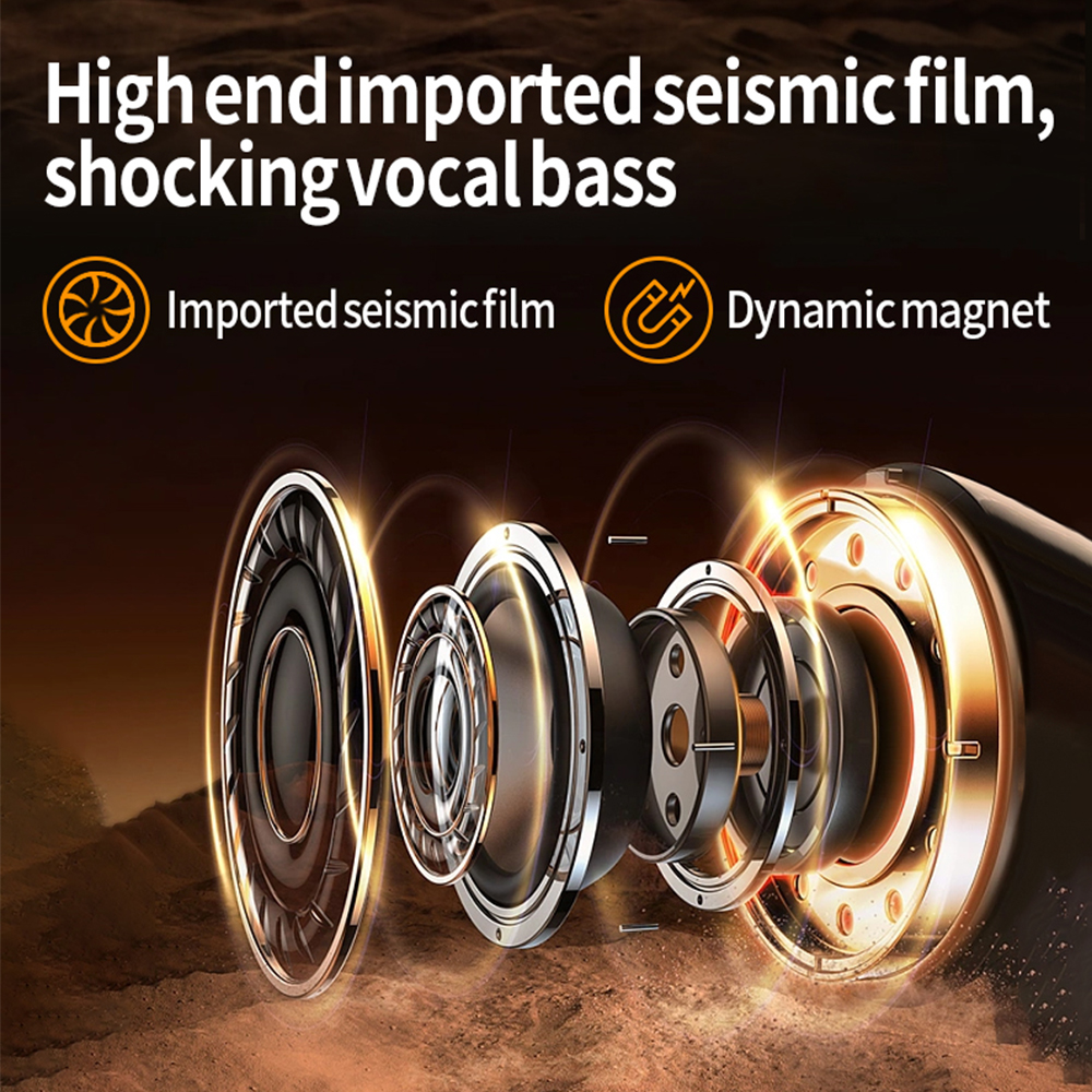 1/2x Motorcycle Helmet Intercom Bluetooth 5.3 Headset Waterproof 300m Intercomunicador Speaker Wireless Handsfree Interphone