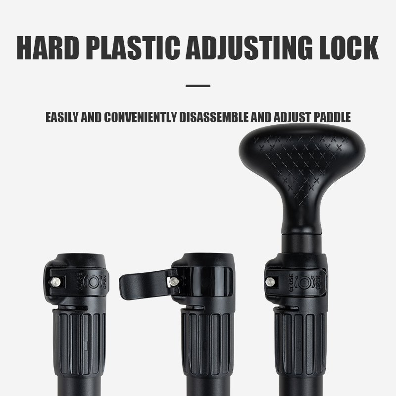 Remo ajustável de liga de alumínio KOETSU para prancha SUP e caiaque - remo conversível de cabeça única/dupla para esportes aquáticos,