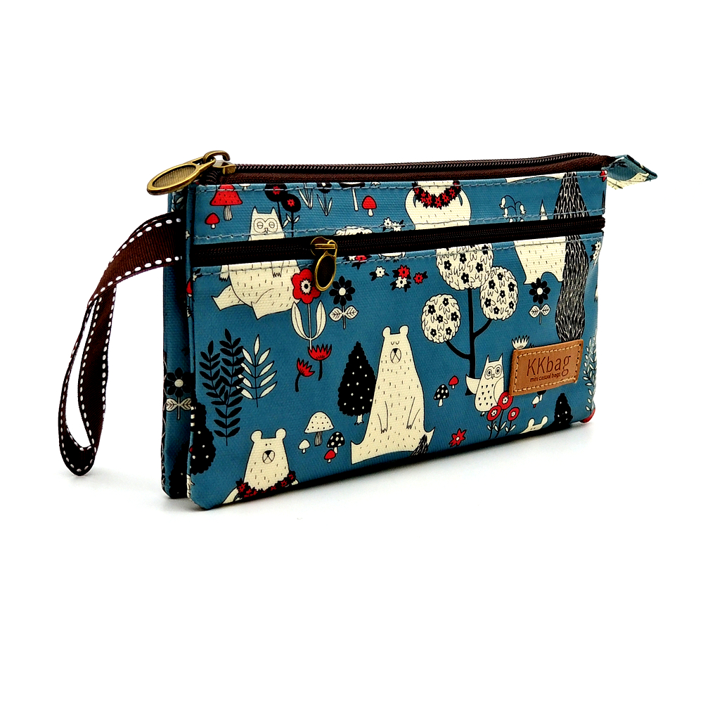 Monedero impermeable de poliéster para mujer, cartera organizadora para mujer, monedero para teléfono, monedero, bolso de mano, cartera para niñas