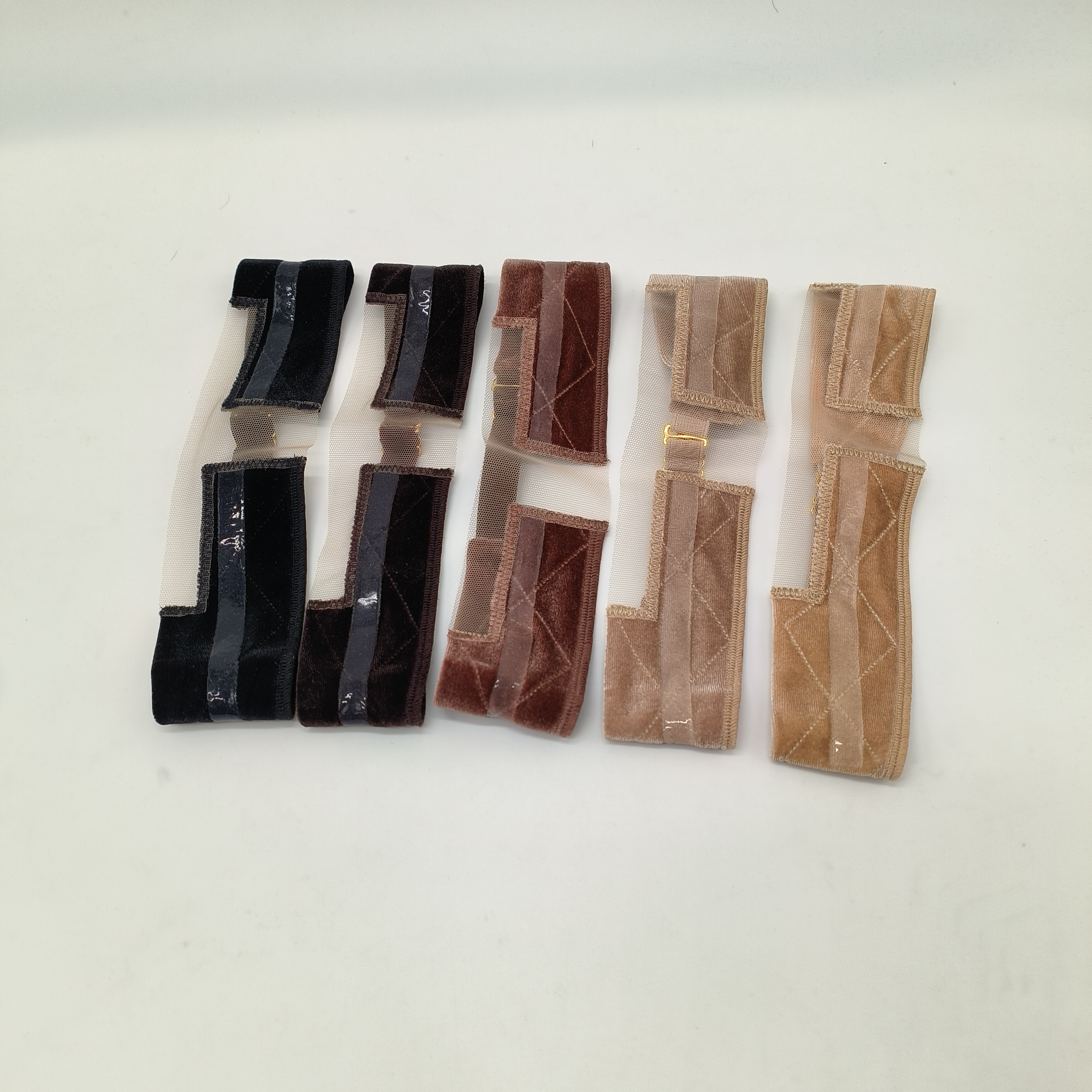 bandas elásticas con silicona añadida para usar pelucas de encaje.