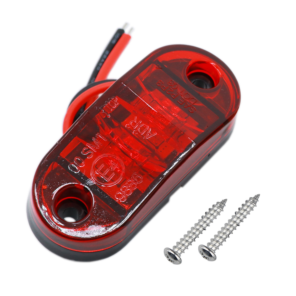 12V 24V Trailer Truck Position Clearance Lights LED Side Marker Lamp Taillight Turn Signal Brake Parking Warning Car Accessories